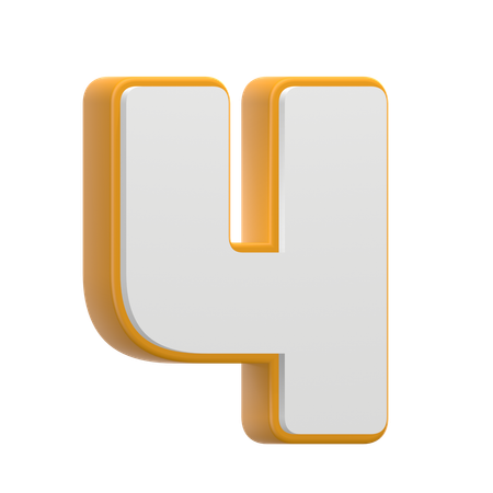 4番  3D Icon