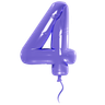 3d digit four logo