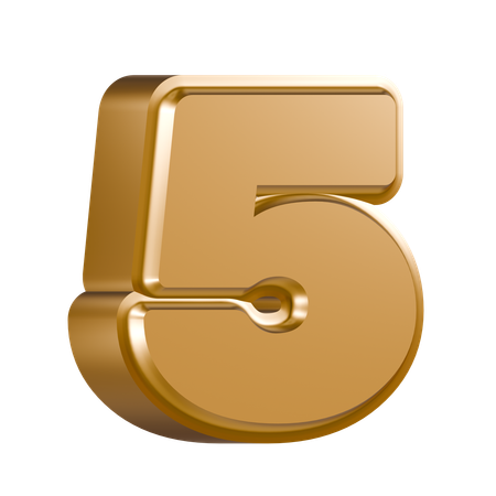 5番  3D Icon