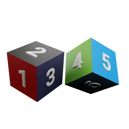 Number Blocks 3D Icon