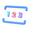 3d numeric logo