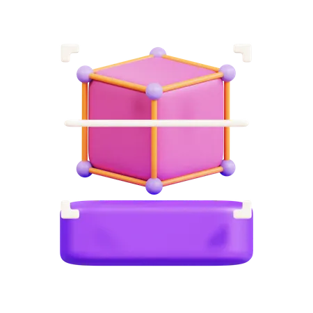 Numérisation 3D  3D Icon