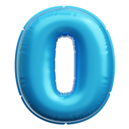 Numero 0  3D Icon