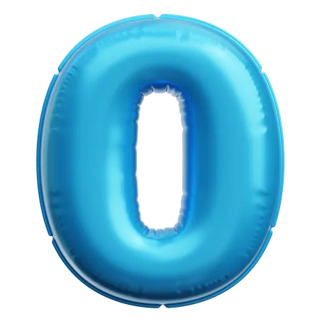 Numero 0  3D Icon