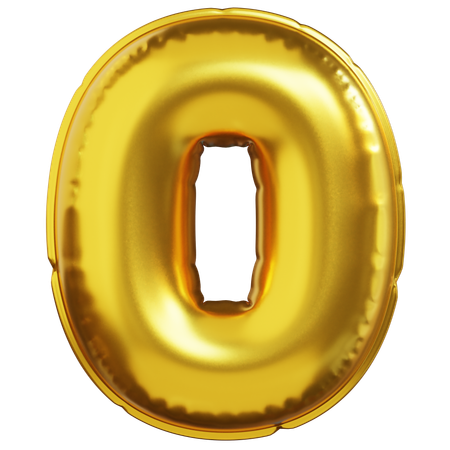 Numéro 0  3D Icon