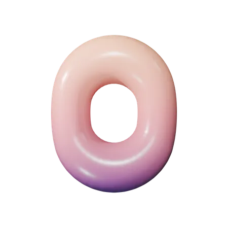 Numéro 0  3D Icon