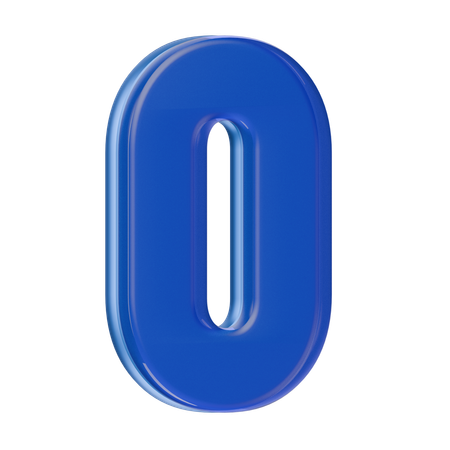 Numéro 0  3D Icon