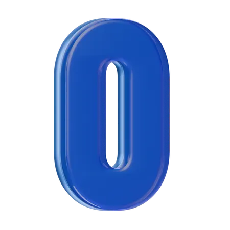 Numéro 0  3D Icon