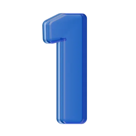 Numéro 1  3D Icon
