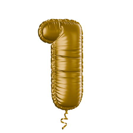 Numéro 1  3D Icon