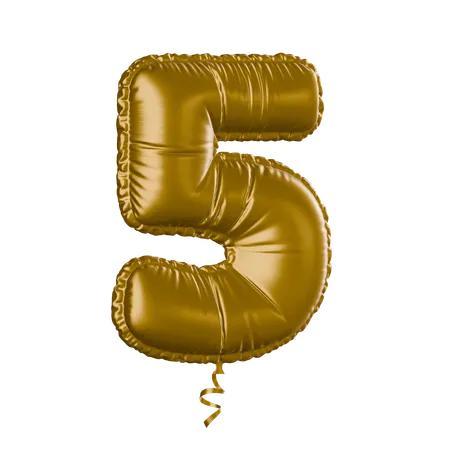 Numéro 5  3D Icon