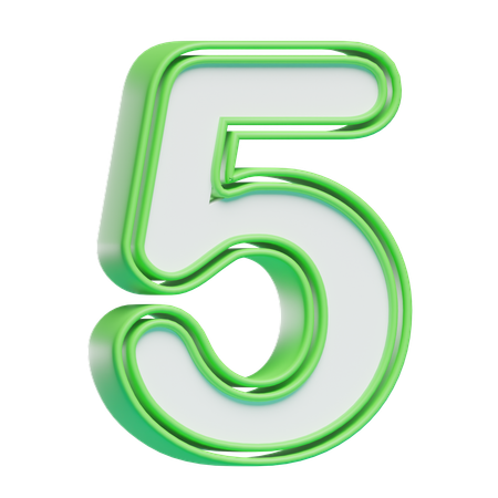 Numéro 5  3D Icon