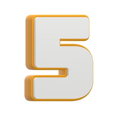 Numéro 5  3D Icon