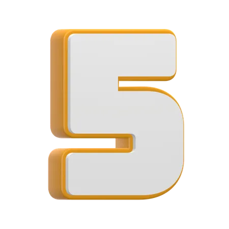 Numéro 5  3D Icon