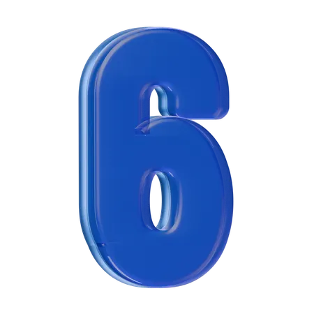 Numéro 6  3D Icon