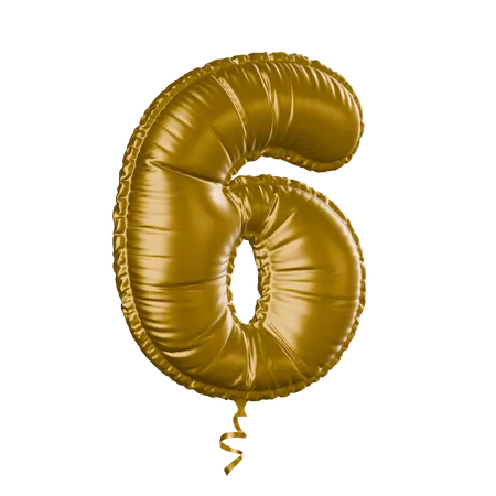 Numéro 6  3D Icon