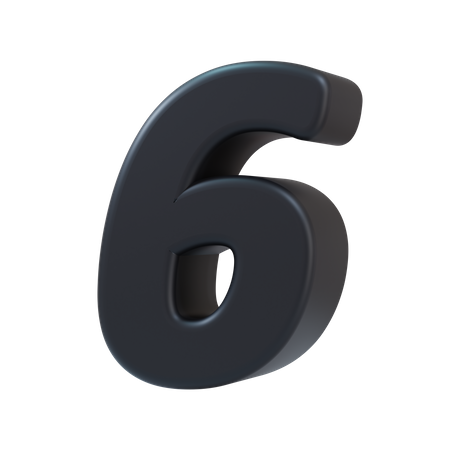 Numéro 6  3D Icon