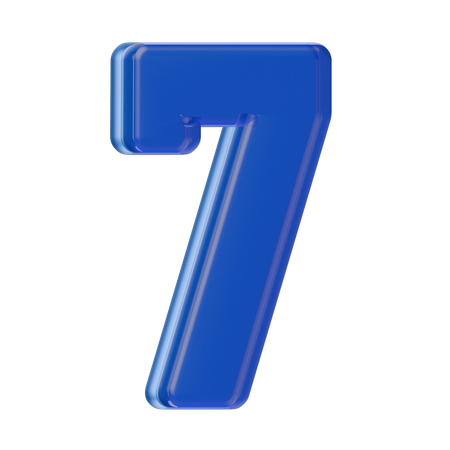 Numéro 7  3D Icon