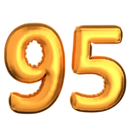 Numero 95  3D Icon