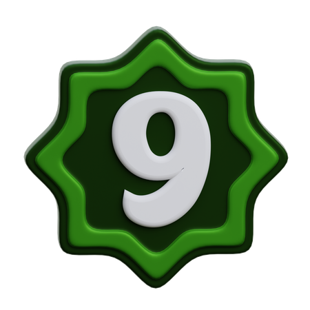 Número árabe  3D Icon