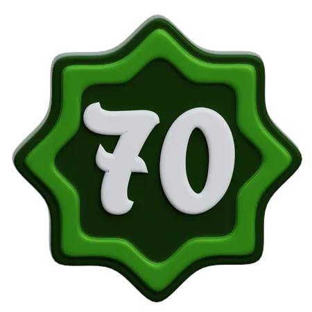 Número árabe  3D Icon