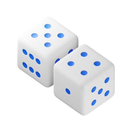 Numero de nueve dados  3D Icon