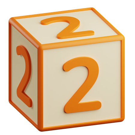 Numéro deux  3D Icon