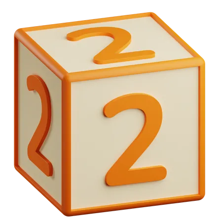 Número dos  3D Icon