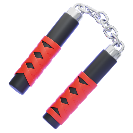 Nunchaku  3D Icon