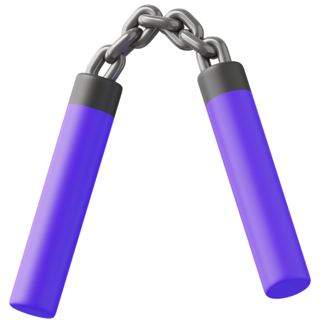 Nunchaku  3D Icon