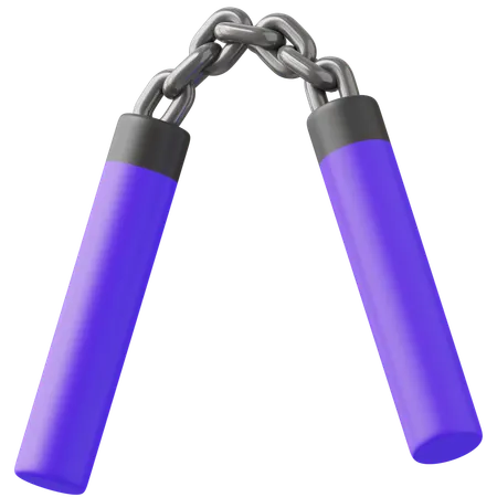 Nunchaku  3D Icon