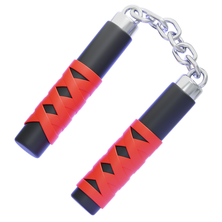 Nunchaku  3D Icon