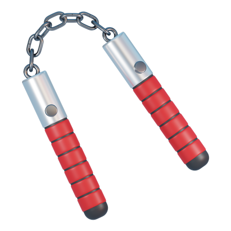 Nunchaku de acero  3D Icon