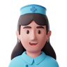 3d hospital nurse logo