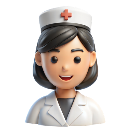 Nurse Avatar  3D Icon
