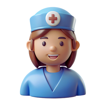 Nurse Avatar  3D Icon