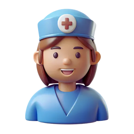Nurse Avatar  3D Icon
