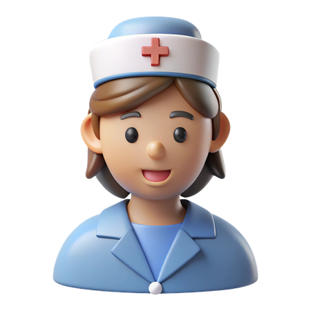 Nurse Avatar  3D Icon