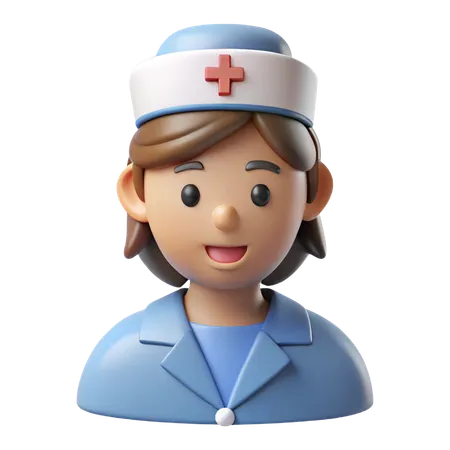 Nurse Avatar  3D Icon