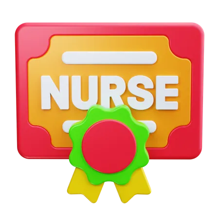 Nurse Degree  3D Icon