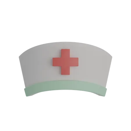 Nurse Hat  3D Illustration