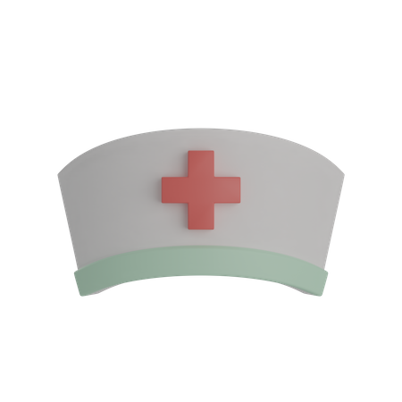 Nurse Hat 3D Illustration
