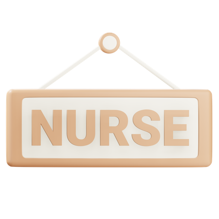 Nurse Sign  3D Icon