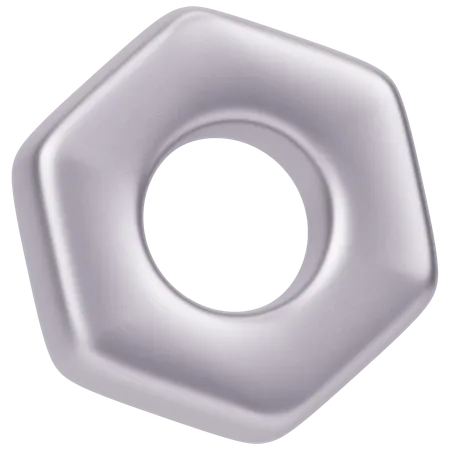 Nut  3D Icon