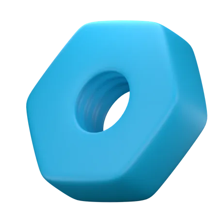 Nut Bolt  3D Icon