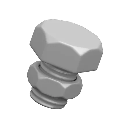 Nut Bolt  3D Icon