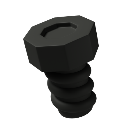 Nut Bolt  3D Icon