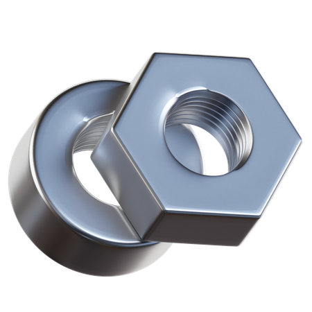Nut Bolt  3D Icon