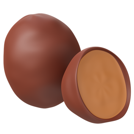 Nutmeg  3D Icon