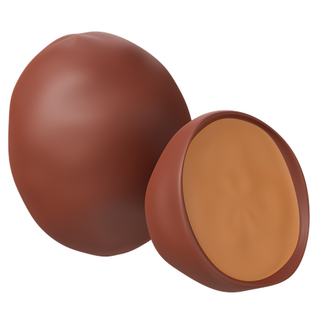 Nutmeg  3D Icon
